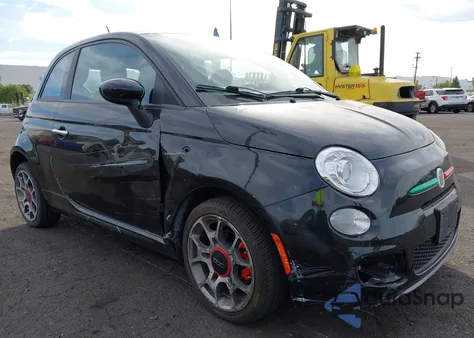 2012 Fiat 500 Sport из США, поврежденный, VIN 3C3CFFBRXCT384715